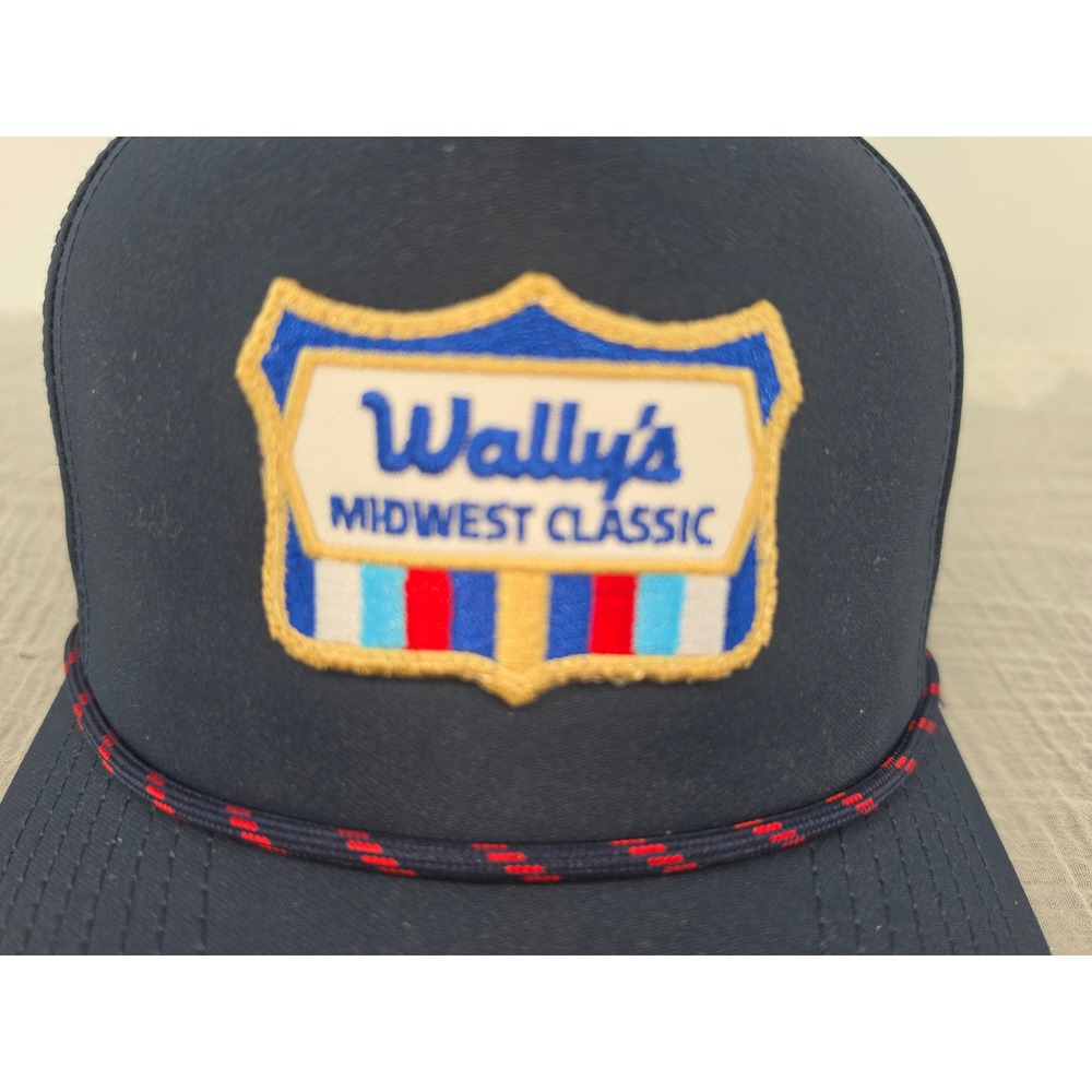 Imperial Wallys Midwest Classic Navy Blue Rope Hat Snapback Golf Cap 5054
